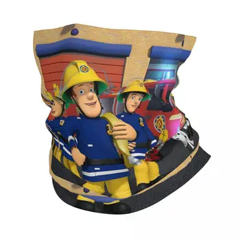 Бандана Fireman Sam, зимняя грелка для шеи, мужская ветрозащитная накидка, шарф для лица, лыжная гетра, повязка на голову