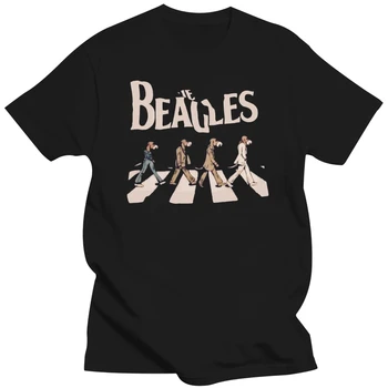 Мужская рок-футболка, пародийные музыкальные футболки для собак и меломанов The Beagles Мужская футболка, вдохновленные музыкой Футболки от Mutt Merch