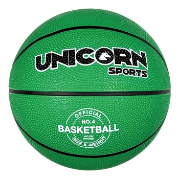 Размер баскетбольного мяча 4 Резиновый баскетбольный мяч цвета радуги