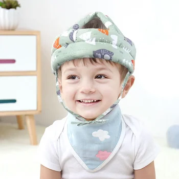 Детский Защитный шлем, Защитная Шапочка, Мягкая Удобная Защита головы, Аварийная крышка, Регулируемый Защитный Головной Убор