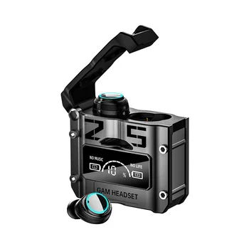 M25 Tws Беспроводная Bluetooth-совместимая гарнитура 5.2 с сенсорным цифровым дисплеем, игровые наушники с бинауральным шумоподавлением