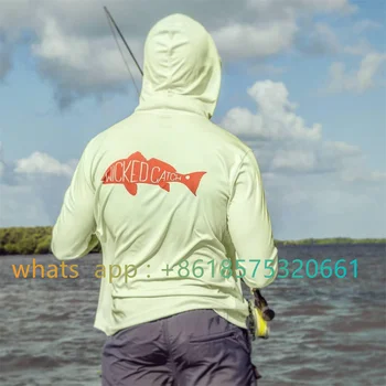 Летняя одежда для рыбалки Мужская Толстовка с длинным рукавом Рубашки для рыбалки Camisa De Pesca Толстовка с капюшоном с защитой от ультрафиолета Рубашка с защитой от ультрафиолета