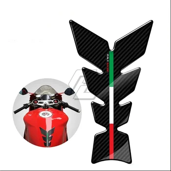 3D высококачественная смола Протектор бака мотоцикла Италия Гоночные Наклейки на Топливный бак для Ducati Tankpad