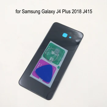 Для Samsung Galaxy J4 Plus 2018 J415 J415F J415FN J415G Оригинальная Рамка Корпуса Телефона Задняя Крышка Задняя Дверца Батарейного Отсека + Инструменты