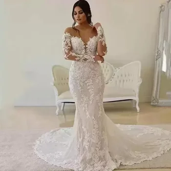 Сексуальное роскошное свадебное платье 