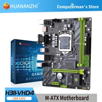 Материнская плата HUANANZHI H311 VHD4 Intel XEON LGA 1151 i3 i5 i7, процессор всех серий, память DDR4 БЕЗ ECC, совместимая с NVME USB, VGA, HDMI