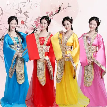 Китайский костюм для одежды императрица династии Тан, императорская наложница Принцесса Ву Цзэтянь, сценический костюм семи бессмертных Ханьфу