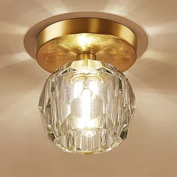 Современный хрустальный потолочный светильник K9 для гостиной, спальни, светильников, домашнего декора в стиле лофт, люстр Luminarias Led