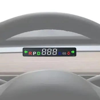 Головной дисплей HUD приборная панель автомобиля Прибор для зарядки модели 3 Model Y Головной светодиодный дисплей HUD Мощность и Скорость зубчатого колеса