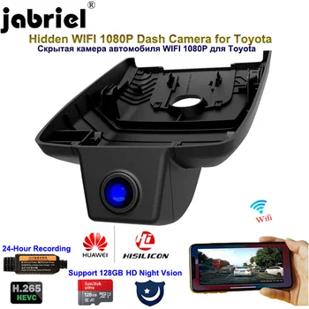 Jabriel 1080P Auto WIFI Dash Cam Автомобильная Камера Автомобильный Видеорегистратор С Двумя Объективами Задняя Камера Для Toyota Camry XV70 2015 2016 2017 2018 2019 2020