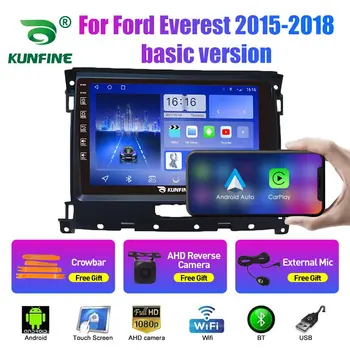 Автомагнитола для Ford Everest 2015-2018 2Din Android Восьмиядерный автомобильный стерео DVD GPS Навигационный плеер Мультимедиа Android Auto Carplay