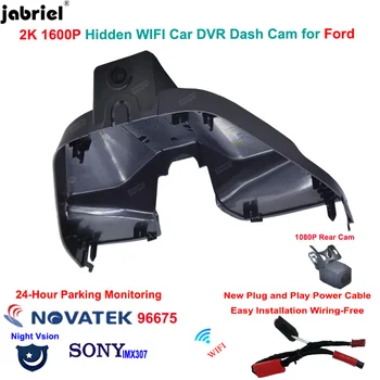 Jabriel New Plug And Play Auto Wifi 2K 1600P Автомобильный Видеорегистратор Видеорегистратор Dash Camera Для Ford Mondeo EVOS Для Lincoln Z 2022 2023