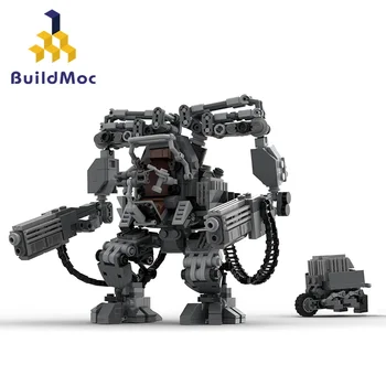 BuildMoc Высокотехнологичный Матричный ВСУ Боевой Матричный Робот Набор Строительных Блоков Механическая Машина Кирпичная Игрушка Детский День Рождения Рождественский Подарок