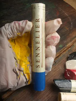 Sennelie Solid Oil Paint Портативная профессиональная масляная палочка для рисования эскизов художественными принадлежностями для рисования поцарапанных покрытий