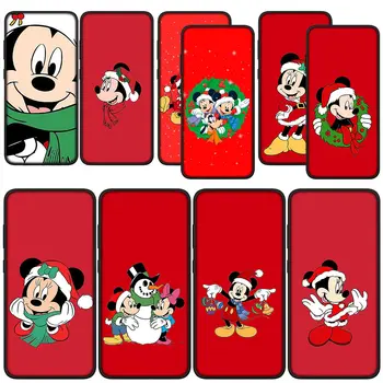 Минни Микки Маус С Рождеством Красный Чехол Для Телефона Xiaomi Redmi Note 11 10 9 8 Pro 9S 10S 11S 10A 9A 8A 10C 9C NFC 9T