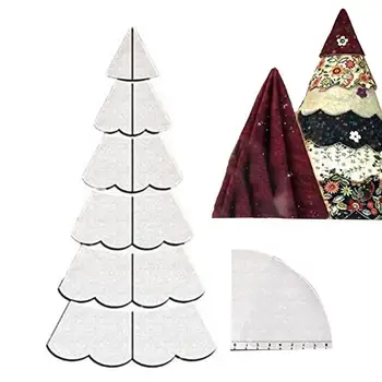 Шаблоны для шитья лоскутного одеяла Шаблоны для квилтинга Шаблон для выкройки своими руками Рождественская елка Дизайн Декор Подарок для вязания