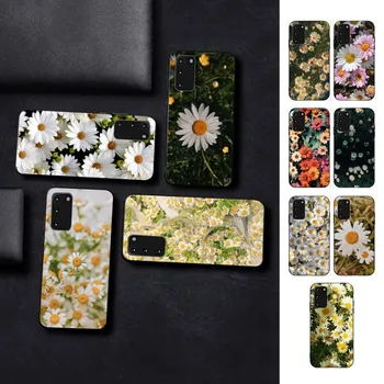 Цветы маргаритки, растения, чехол для телефона Samsung S 9 10 20 21 22 23 30 23plus lite Ultra FE S10lite Fundas