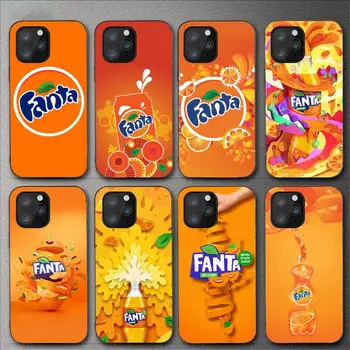 Чехол для телефона Fanta Drink Orange Enjoy для iPhone 11 12 Mini 13 14 Pro XS Max X8 7 6s Plus 5 SE XR Shell