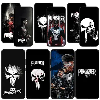 Корпус Punisher Marvel Чехол для Телефона Xiaomi Poco X3 NFC GT X4 M2 M3 M4 Pro M5 10T 11T 11 12 C40 F3 A3 A2 Мягкий Чехол