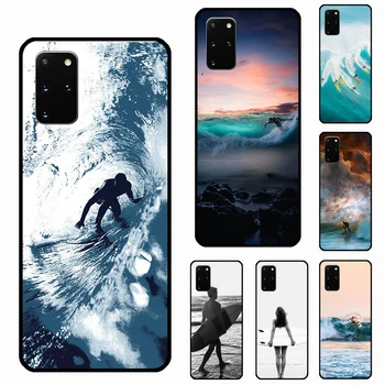 Surf Surfing Wave Чехол Для Samsung Galaxy S21 Ultra S22 S20 FE Note 20 Ultra Note10 S8 S9 S10 Plus Coque