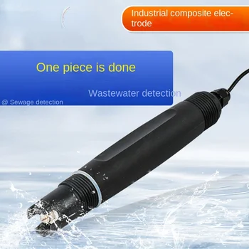 PH-электрод Пластиковый корпус Композитный измеритель PH сточных вод зонд-датчик значения PH для речной аквакультуры
