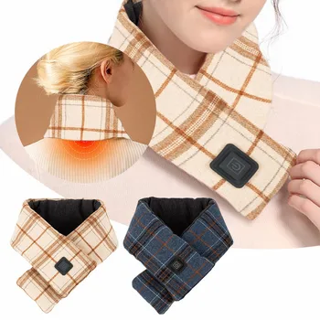 Умный шарф с подогревом, USB-электронагреватель, теплый шарф для защиты шеи, чтобы согреться зимой