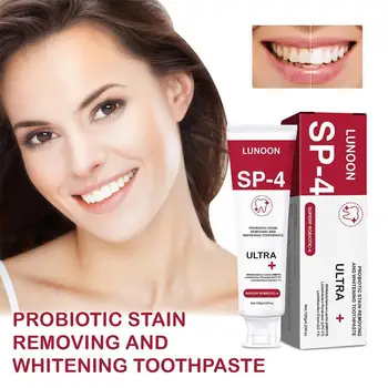 ALL SMILES -Отбеливающая паста для удаления пятен с пробиотиком, Новая паста для профилактики кариеса, Отбеливающая зубная паста Teet M5Z3