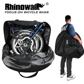 Сумка для переноски велосипеда Rhinowalk для 14-16-дюймовой переносной сумки для хранения велосипедов, велосипедная дорожная 20-дюймовая велосипедная сумка для самолетов Metro