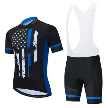 Летний мужской комплект из джерси для велоспорта Pro 2023, велосипедный комплект, уличная спортивная велосипедная одежда, дышащая велосипедная одежда MTB