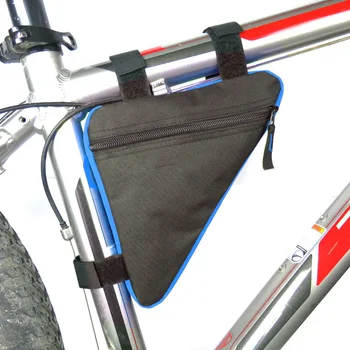 Велосипедная велосипедная сумка на молнии спереди Треугольный чехол-держатель для ключей от мобильного телефона Велосипедная велосипедная сумка для ключей от мобильного телефона