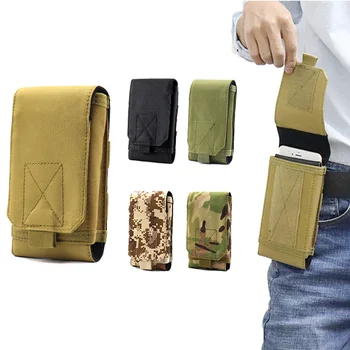 Новый военный чехол для телефона Molle, тактический чехол для мобильного телефона, держатель для поясных аксессуаров, сумка для мобильного телефона на открытом воздухе, походная сумка для мобильного телефона