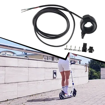 Универсальный трехпроводной дроссель с большим пальцем 24 в-72 В Длина кабеля 160 см, Аксессуары для электрических велосипедов Escooter, скутеров, мотоциклов