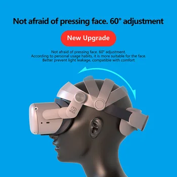 Регулируемый головной ремень T2, сменные игровые очки виртуальной реальности премиум-класса Аксессуары, повязка на голову, совместимая с гарнитурой виртуальной реальности Oculus Quest 2