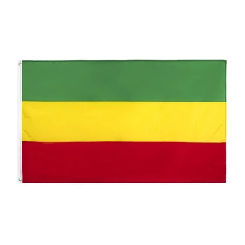 НАТЯЖЕНИЕ 90x150 см Эфиопия Без Гербов Эфиопская Империя Абиссиния Флаг Для Украшения