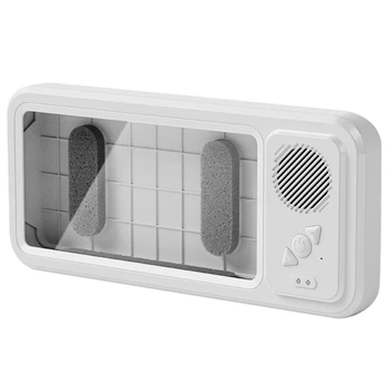 Водонепроницаемый сенсорный экран с защитой от запотевания, настенный с Bluetooth динамиком, Настенный держатель для телефона для ванной комнаты с душем