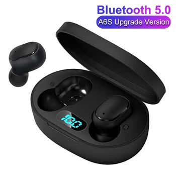 Новые наушники TWS Blue tooth BT5.0 со светодиодным дисплеем для кнопочного управления Redmi Водонепроницаемая гарнитура с шумоподавлением