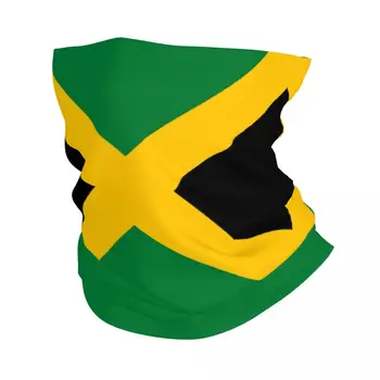 Зимняя повязка с флагом Ямайки, грелка для шеи, женский, мужской, лыжный, велосипедный шарф, бандана для лица, гетры