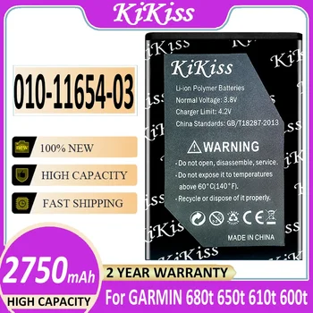 2750 мАч KiKiss 010-11654-03 Аккумулятор для Garmin Montana 600 600T 610 650 650 T VIRB GPS Для Alpha 100 Handheld 361-00053-00