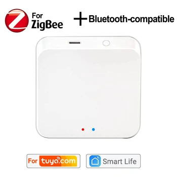 Tuya Для Zigbee Многорежимный Bluetooth совместимый Для автоматизации Gateway HUB поддерживаемый Беспроводной Пульт дистанционного управления Smart Home Bridge