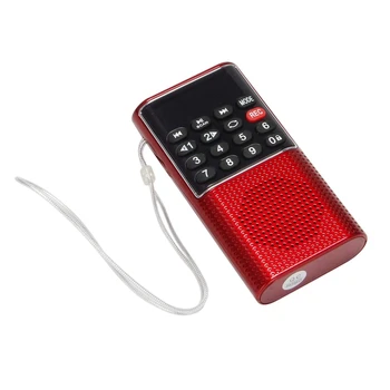 Горячий TTKK 3X L-328 Мини Портативный Карманный FM-Радио С Автоматическим Сканированием Музыкальный Аудио MP3-Плеер Открытый Небольшой Динамик С Диктофоном