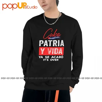 Patria Y Vida, Viva Cuba Libre Кубинская Революция Толстовка Пуловеры Рубашки Редкие Модные Хип-хоп Удобные