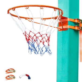 баскетбольный бортик 35 см без перфорации, стандартное баскетбольное кольцо для детей в помещении и на открытом воздухе, Подвесная сетка для баскетбольной корзины, тренажеры для тренировок