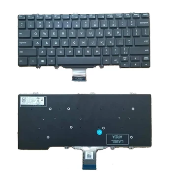 Новая американо-русская клавиатура с подсветкой для Dell Latitude 3300 5200 5300 7200 7300 3301 Lapotp 0483X1 Русский RU