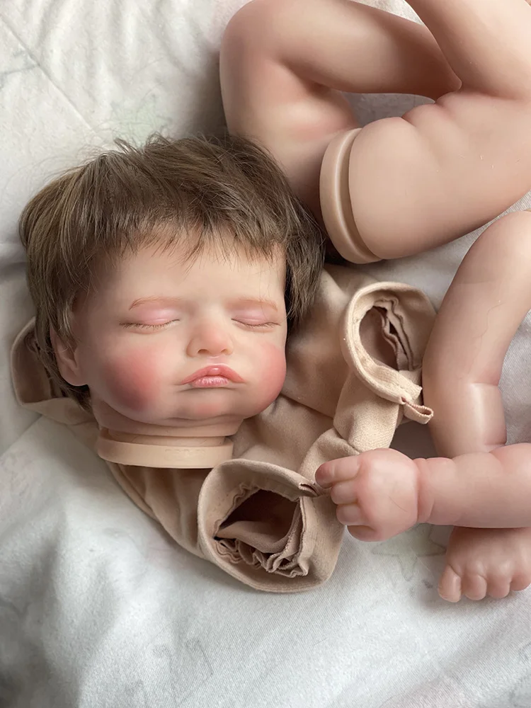 NPK 19-дюймовый комплект для новорожденных кукол-Реборн Baby Rosalie, реалистичные, мягкие на ощупь, уже раскрашенные незаконченные детали куклы . ' - ' . 0