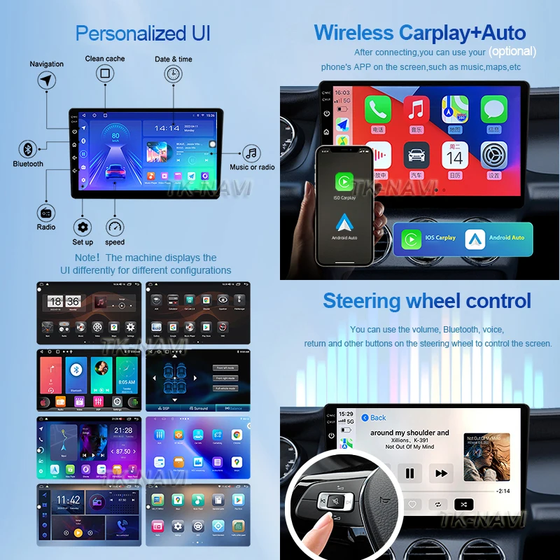 Android 13 Для Nissan Patrol V 5 Y61 2004-2011 Автомобильный Радио Мультимедиа Стерео Видеоплеер Навигация GPS Auto Carplay WIFI QLED . ' - ' . 1