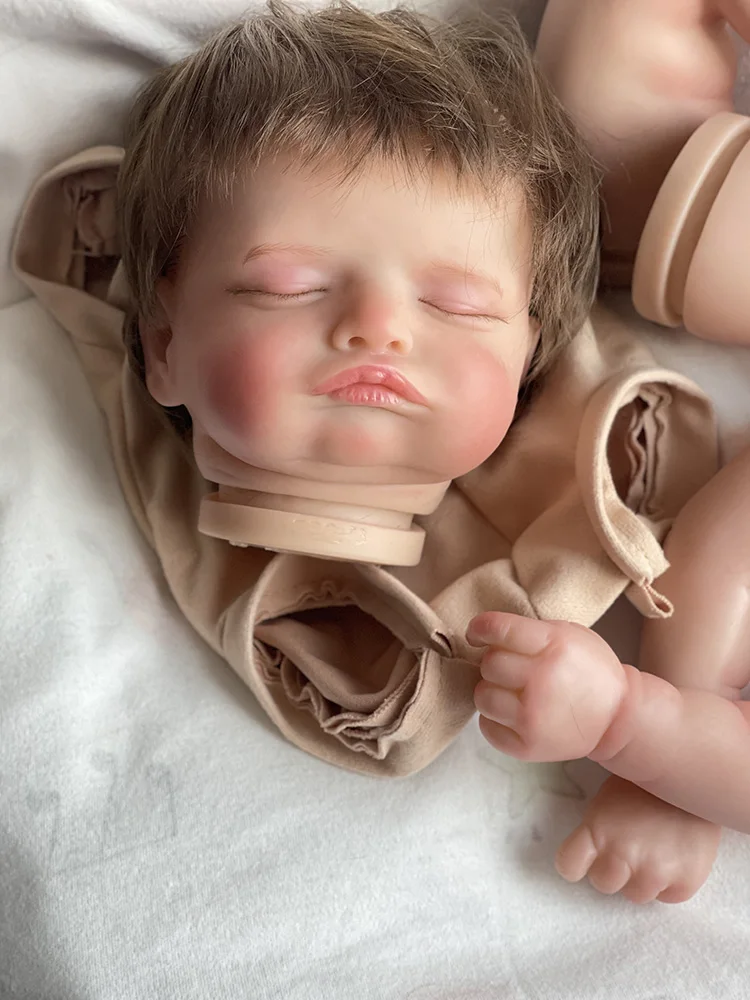 NPK 19-дюймовый комплект для новорожденных кукол-Реборн Baby Rosalie, реалистичные, мягкие на ощупь, уже раскрашенные незаконченные детали куклы . ' - ' . 1