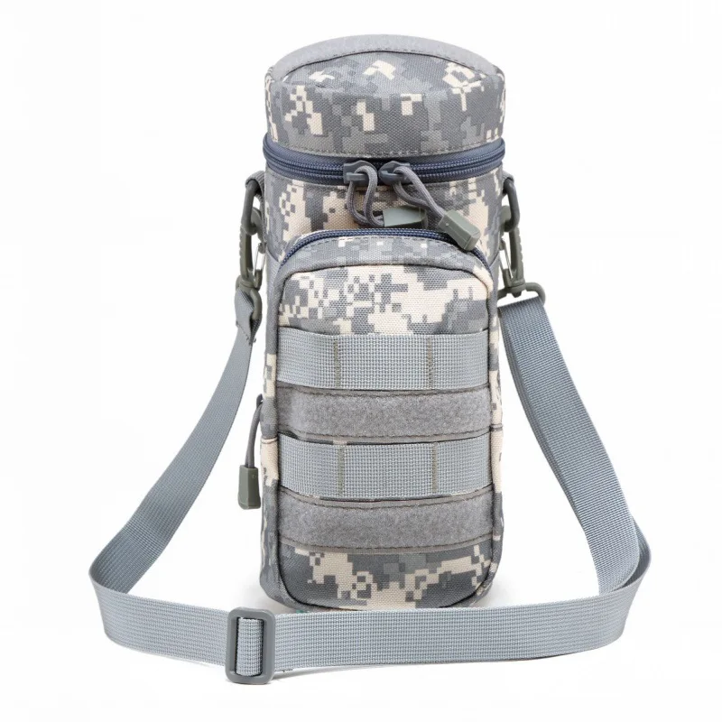 Уличная тактическая военная сумка для воды Molle для кемпинга, пеших прогулок, рыбалки, наплечный держатель для бутылки, сумка для бутылок, дорожный инструмент, набор чайников . ' - ' . 1
