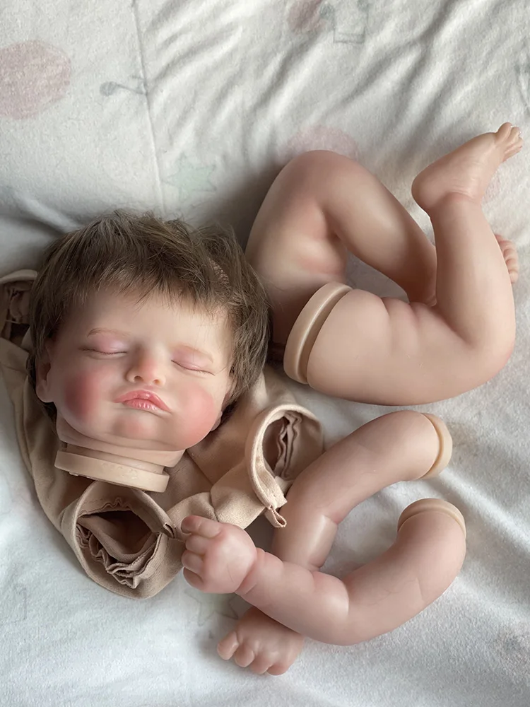 NPK 19-дюймовый комплект для новорожденных кукол-Реборн Baby Rosalie, реалистичные, мягкие на ощупь, уже раскрашенные незаконченные детали куклы . ' - ' . 2