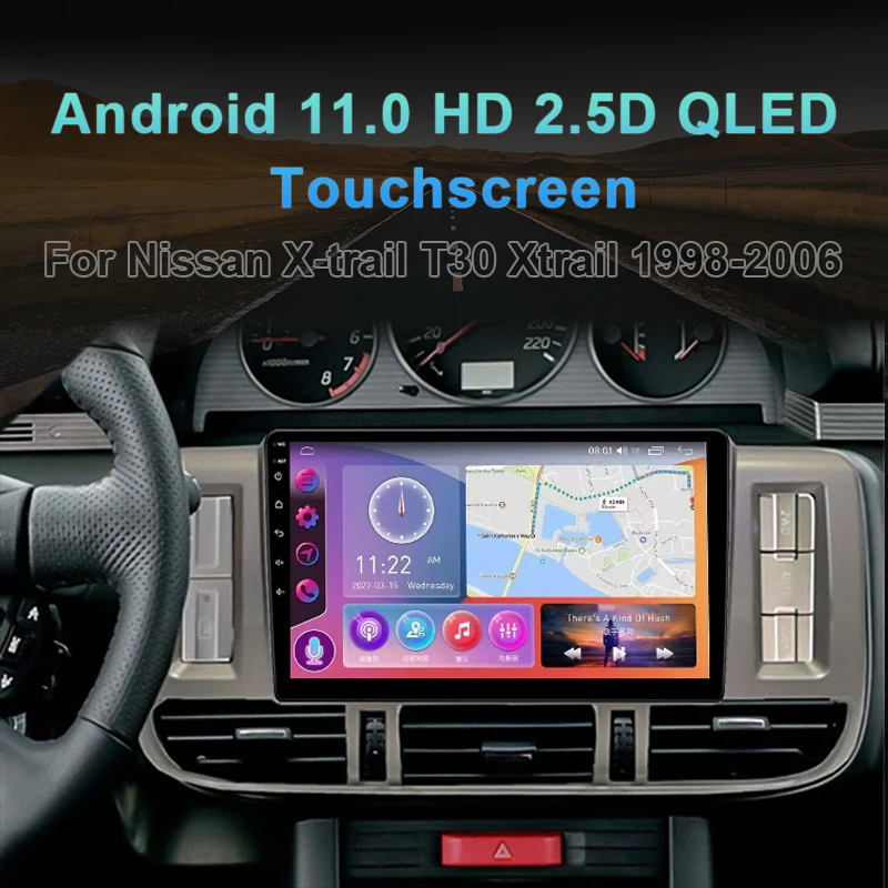 Автомобильный Радиоприемник MAMSM Android 12 для Nissan X-trail T30 1998-2006 Видео Мультимедиа Bluetooth Плеер Навигация GPS Carplay Авторадио . ' - ' . 2