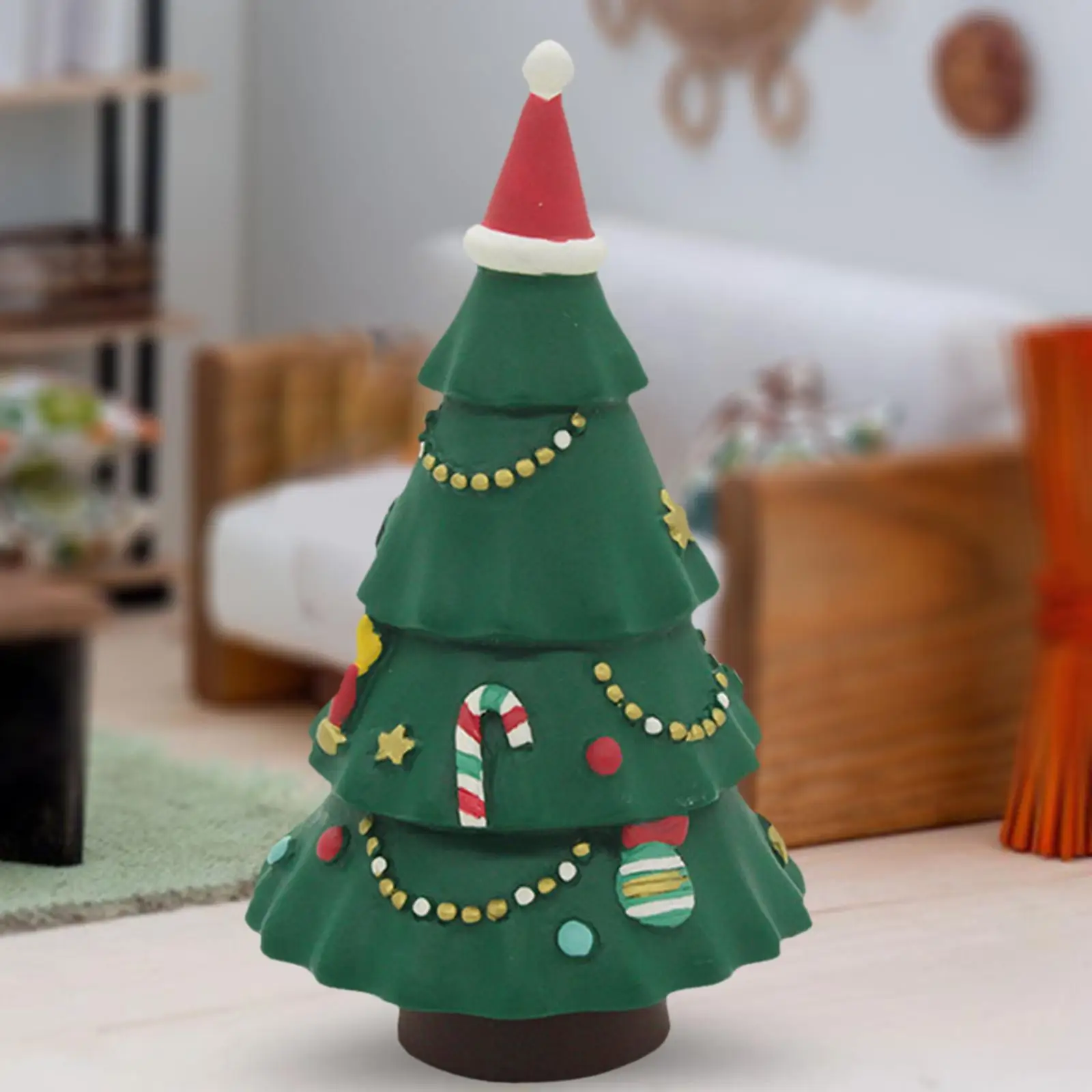 Модель Рождественской елки из смолы 1:12 для декораций 